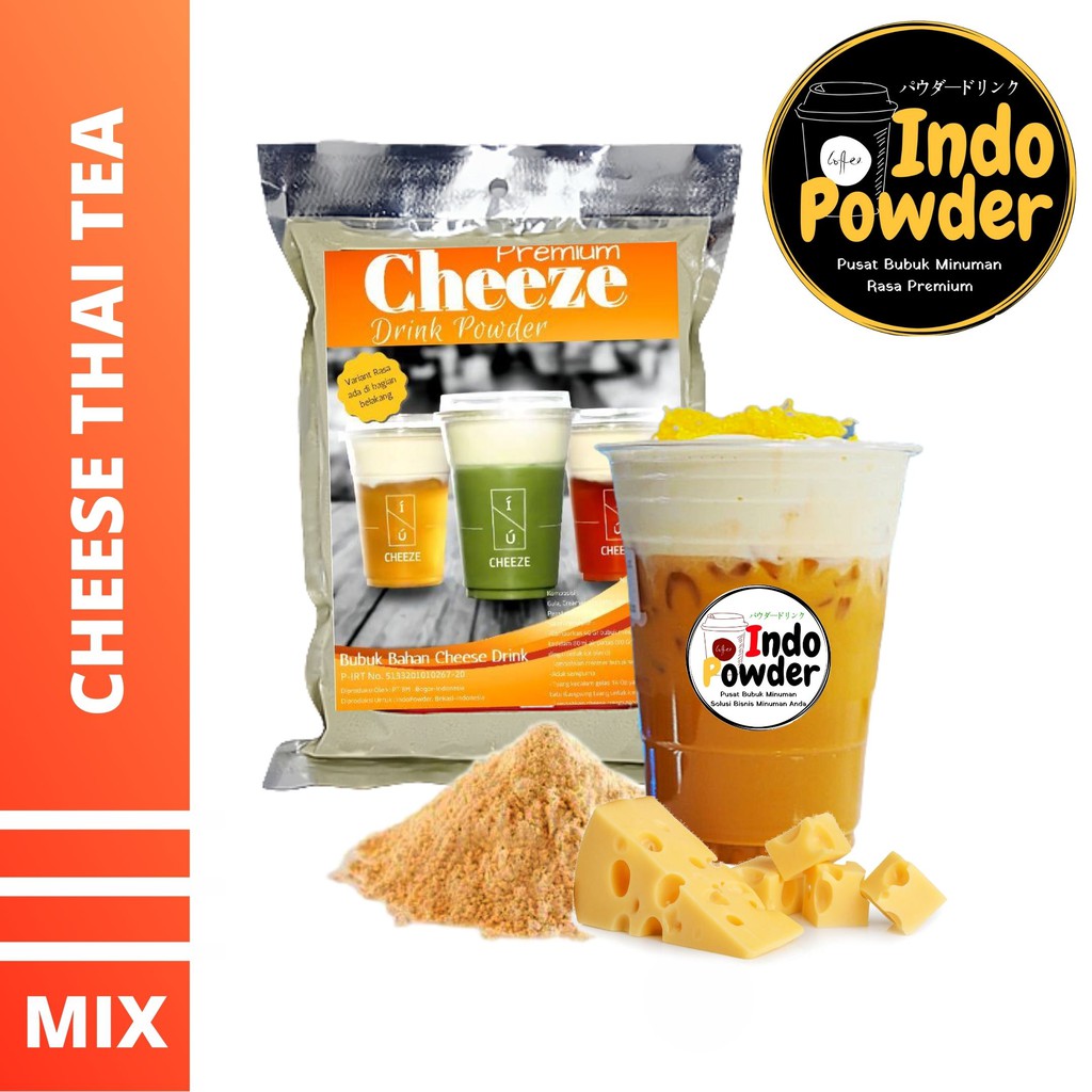 Bubuk Minuman CHEESE THAI TEA 1Kg - Bubuk CHEESE THAI TEA 1Kg - CHEESE THAI TEA Bubuk 1Kg