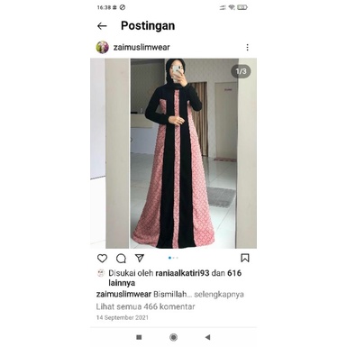 hawa dress by zai muslim wear