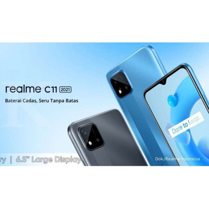 HP BARU REALME C11 2021 RAM 2/32 GB & RAM 4/64 GB NEW 100% ORI GRS RESMI INDONESIA TERMURAH-2