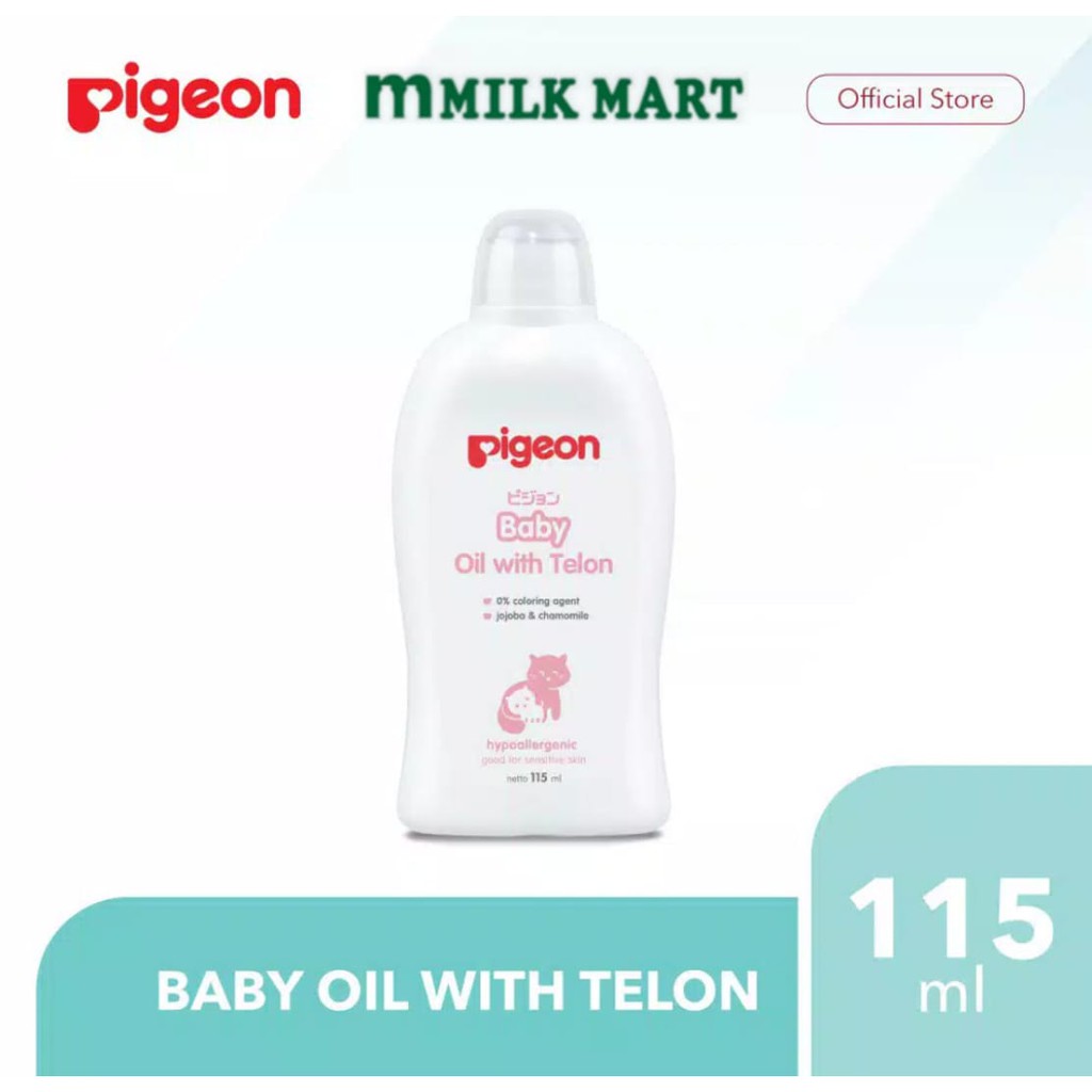 

PIGEON BABY OIL WITH TELON 115ML//MILKMART