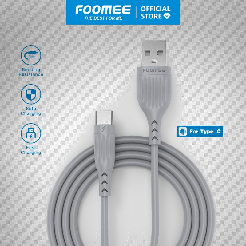 Kabel Data Foomee Type C for android data kabel fast charging FOOMEE NA13
