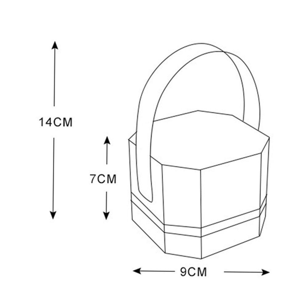 [Elegan] Candy Box Fresh European Style Packing Octagonal Perlengkapan Pesta Nikmat Pernikahan Romantis