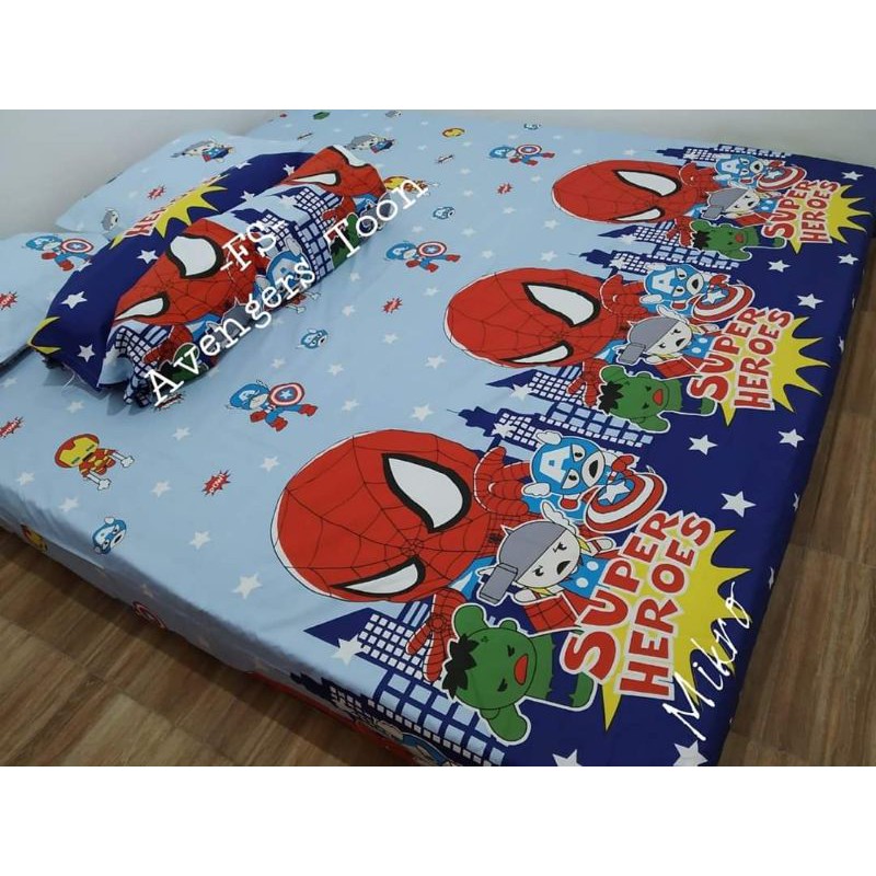 Sprei dino sprei spongebob hello kity Homemade Kartun 180