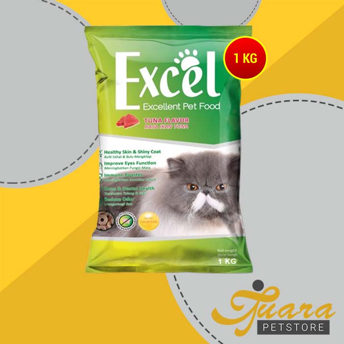 Makanan Kucing Excel Cat Food 1 KG