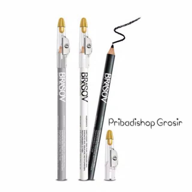 Brasov - Eyeliner Pensil Brasov Original BPOM Waterproof