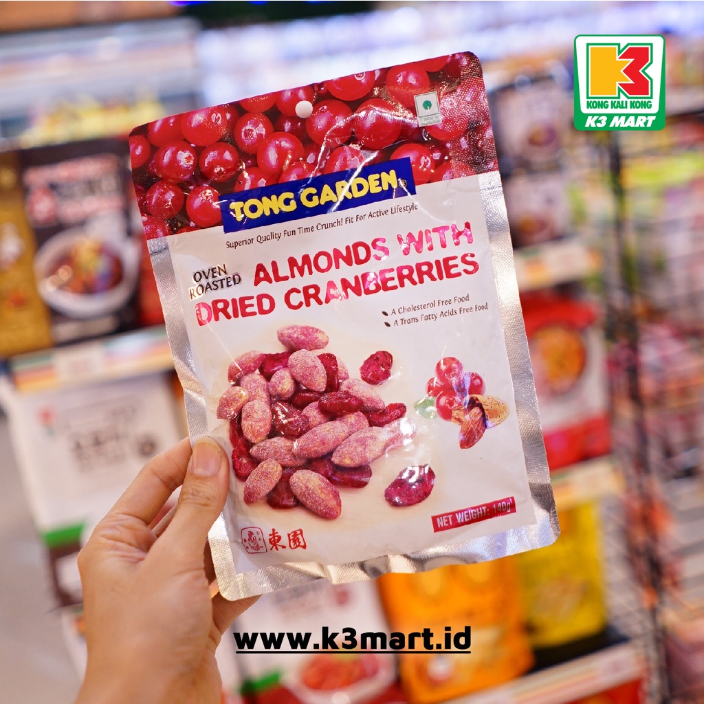 

Tong Garden Oven Roasted Almond 7 Cranberries 140gr