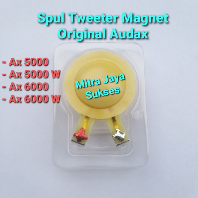 Spul Tweeter Audax Ax 5000 Ax 5000 W Ax 6000 Ax 6000 W Original Audax Spoll Tweeter Spull Tweeter