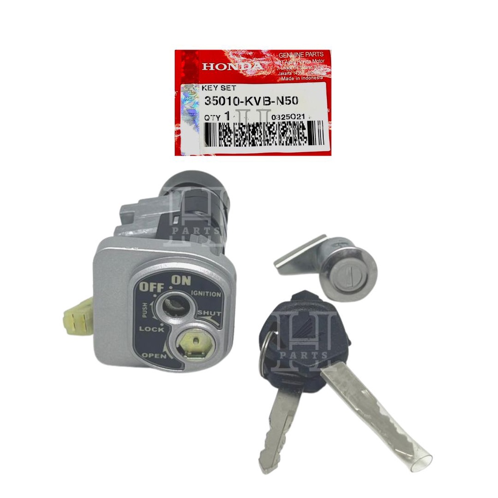 KUNCI KONTAK KEY SET VARIO TECHNO CARBURATOR ORIGINAL AHM