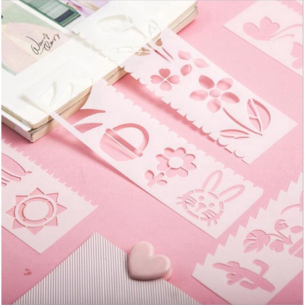 

Plastic Stencil 15.5x5.5cm (8pcs)