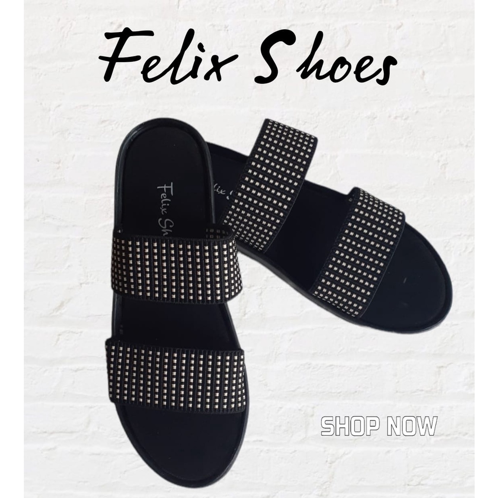 SELOP WEDGES KEKINIAN TRENDY WEDGES NYAMAN DI PAKAI ANTI SLIP SANDAL KE PESTA WEDGES CASUAL FX-001