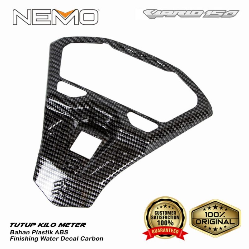 Cover kilometer/ Tutup Speedometer Vario 150 /125 New Carbon NEMO