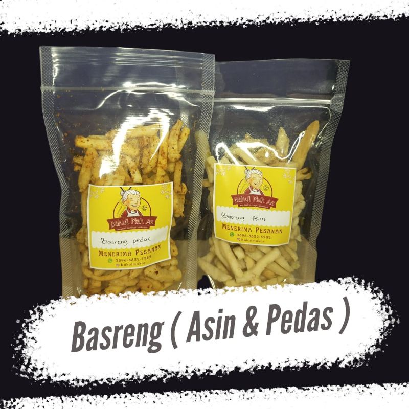 

basreng asin & pedas daun jeruk