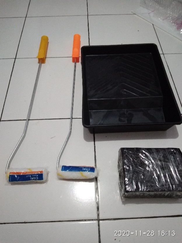 Promo Rrt Kuas Rol Kapal 4 / Kuas Rol Kecil 4 Utk Tembok, Kayu Besi Mgj
