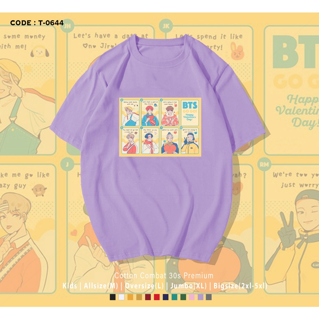 T-SHIRT / KAOS KPOP BTSS REAL PICTURE / CUSTOM TEE / COMBED 30S TEBEL