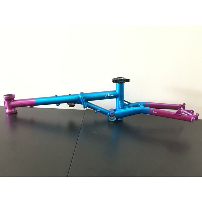 Frame fork Handlepost sepeda lipat seli Fnhon Gust Discbrake Wayang Srikandi not v brake blast storm