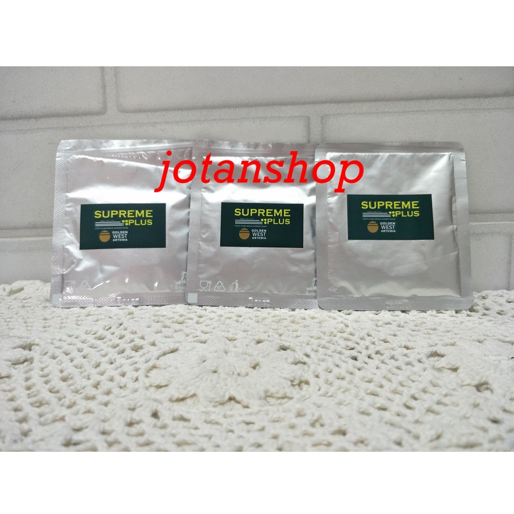 Artemia Supreme Plus Supremeplus Kultur sachet 3 Gram 3gram 3 gr