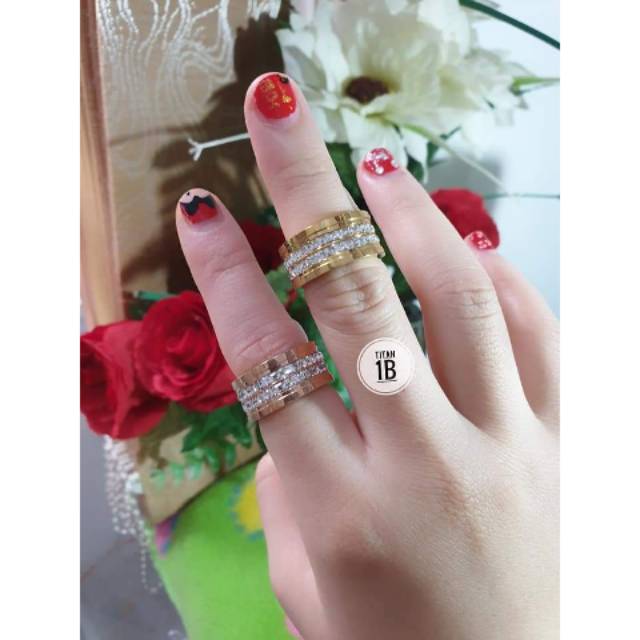 CINCIN TITANIUM GOLD/ROSE GOLD