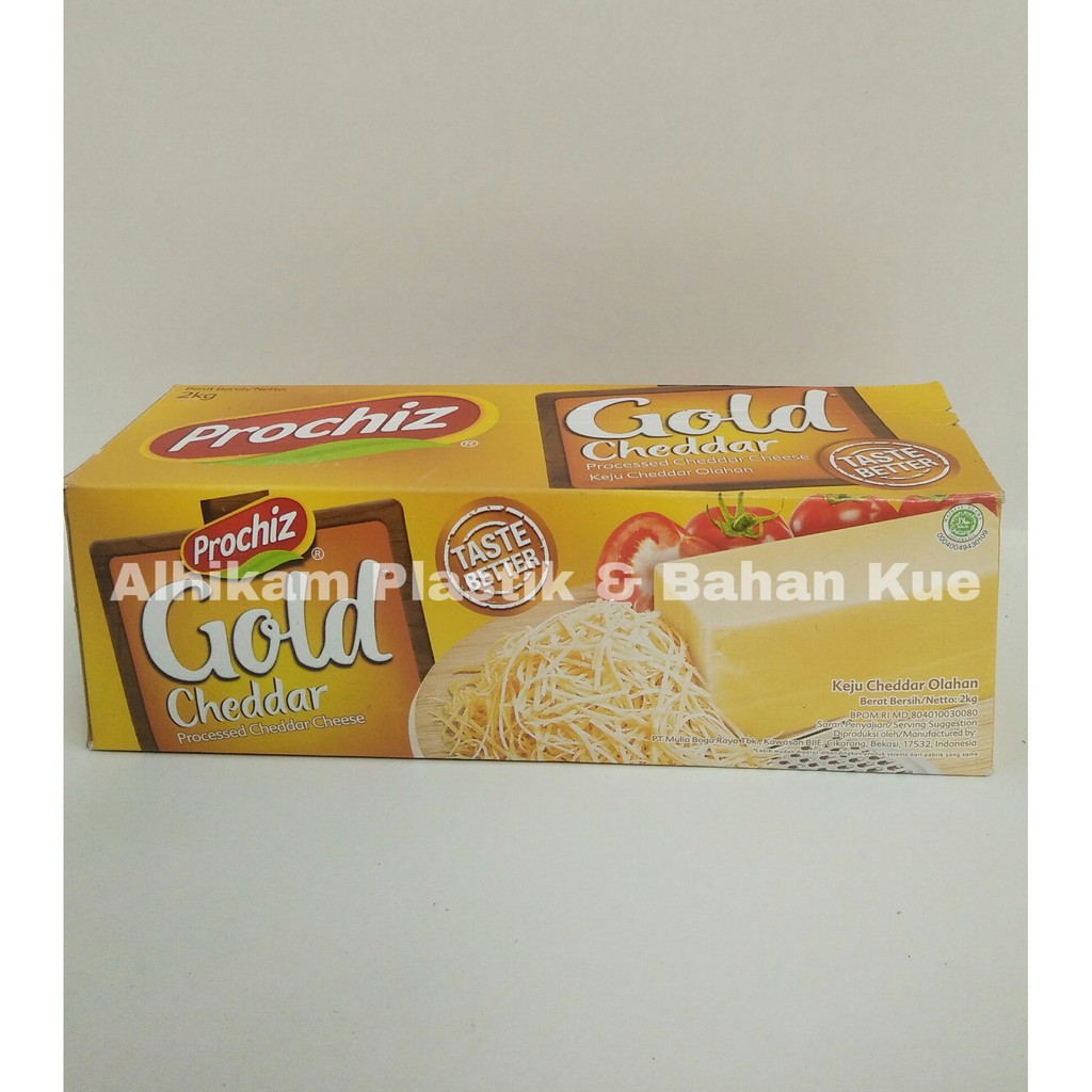 

Prochiz Gold 2kg Cheddar Cheese Keju