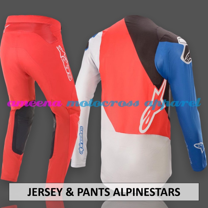 Jersey Custom Nama - Jerseyset Stelan - Jersey Celana Motocross - Jerseyset Stelan - Jersey Trail - Jersey Pants MX Adventure - Jersey Premium -AS035