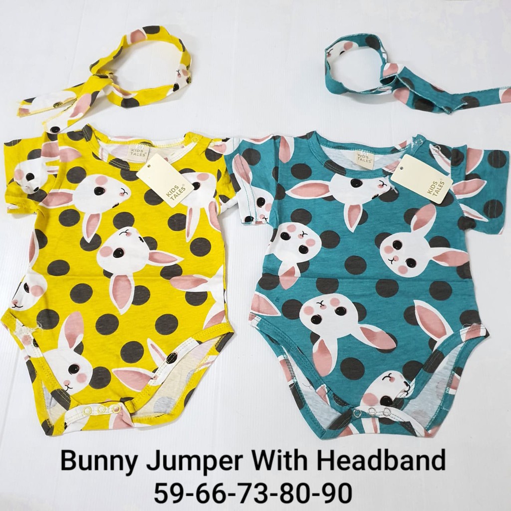 Bunny Jumper With Headband/ Jumper Bayi