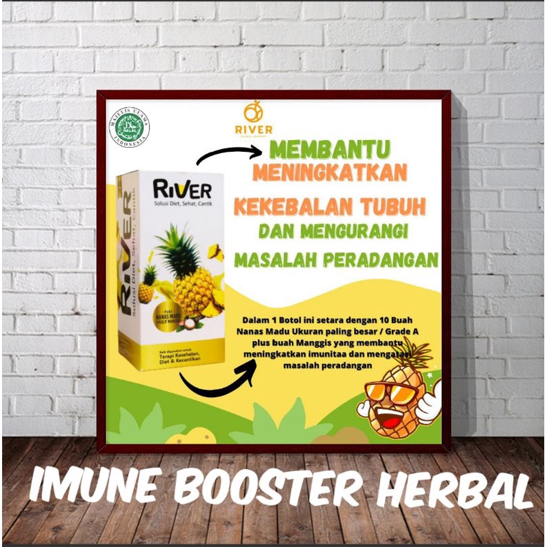 

MINUMAN HERBAL SEHAT CANTIK DARI RIVER 100% murni extrak pure nanas madu dan extrak kulit manggis