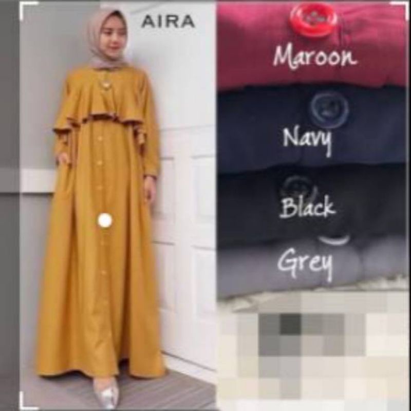 Aira dress pakaian wanita fashion muslim remaja