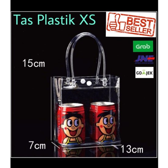 

TAS PLASTIK UK XS / TAS TRANSPARAN / TAS MIKA / TAS SOUVENIR / TAS PVC MIN ORDER 10 KELIPATAN 10