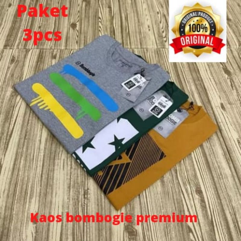 PROMO PAKET 100 3PCS KAOS BOMBOOGIE / KAOS BOMBOOGIE CAUPLE MITIF RANDOM ACAK / KAOS BOOMBOGIE Original Pria dan wanita /Kaos bombogie distro original /KAOS PRIA DISTRO / KAOS BRAND MATAHARI TERLARIS MOTIF RANDOM ACAK/ KAOS BOMBOOGIE TERLARIS 2021