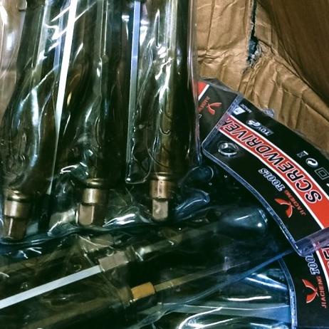 Obeng Ketok Set 6 Pcs Screwdriver Obeng Set Plus Minus.