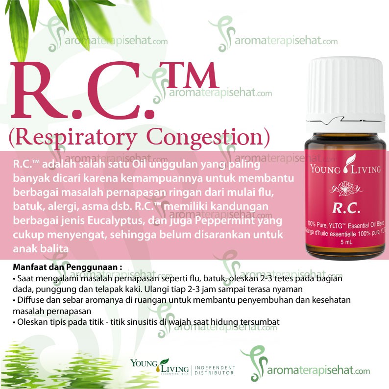 Rc Essential Oil 5 Ml Young Living Shopee Indonesia