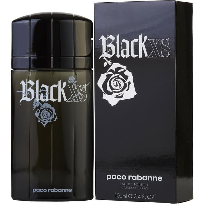 Parfum Pria Original Paco Black XS 100 Ml - Un Box
