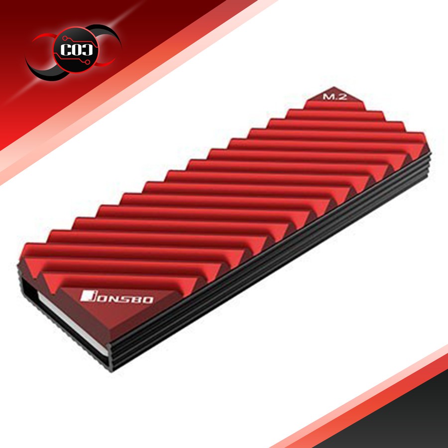 JONSBO M.2-3 Heatsink SSD NVMe M2 Cooling Red