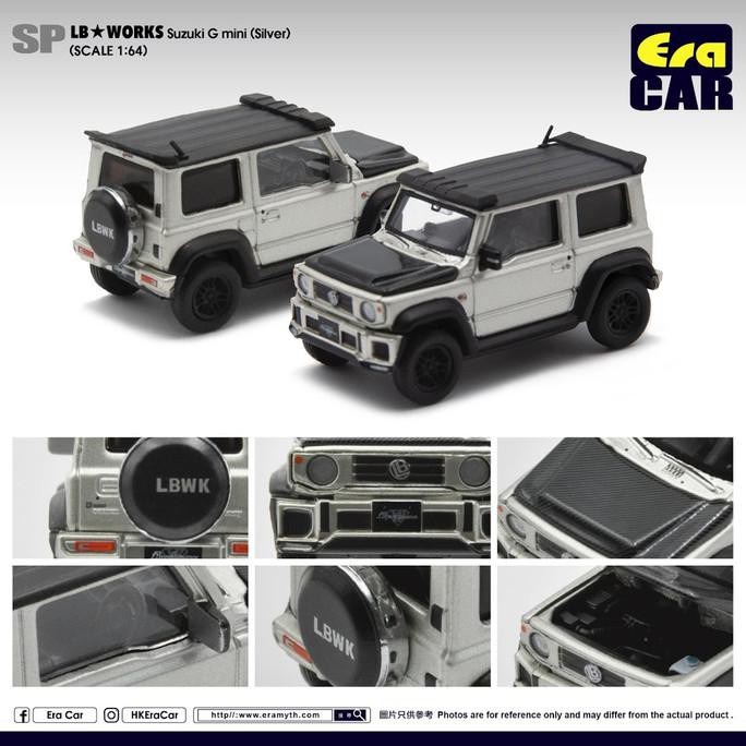 maddox - Era Car 1/64 LBWorks Suzuki Jimny G Mini Silver
