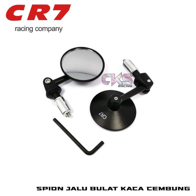 spion jalu bulat CR 7 spion bar end cnc spion jalu universal