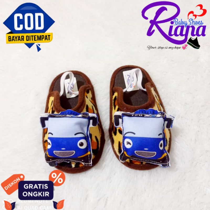 Sandal Bayi Bapau Boneka Minibus Usia 8-20 Bulan