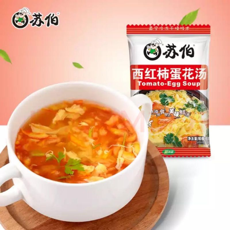 

Sup Instan / Egg Soul 6gr- Vegetable（ReadyStok-LangsungKirim）