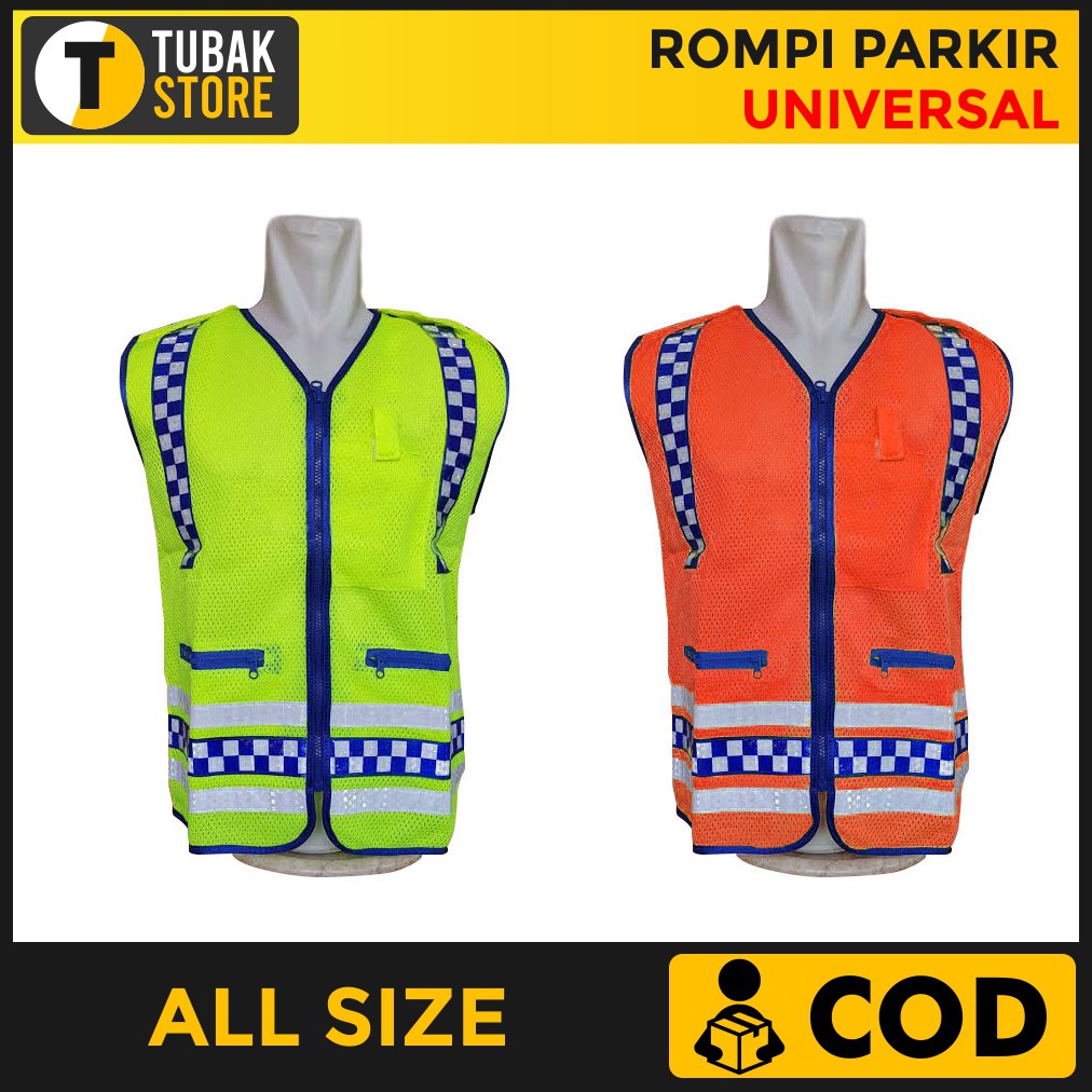 Rompi Security / Rompi Parkir / Rompi Jala Safety Hijau