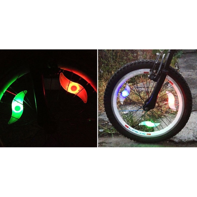 Lampu Ban Sepeda Colorful LED Bicycle Wheel Light 1 PCS - DC-889 - Multi-Color