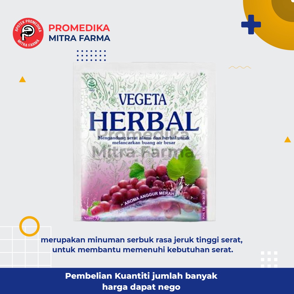 

Vegeta Sachet / Minuman Pelancar BAB