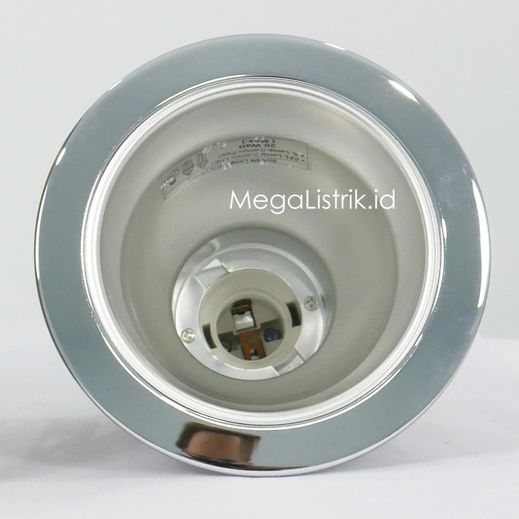 PANASONIC DOWNLIGHT / RUMAH LAMPU 4'' SILVER FITING E27 NLP 72330 - 131