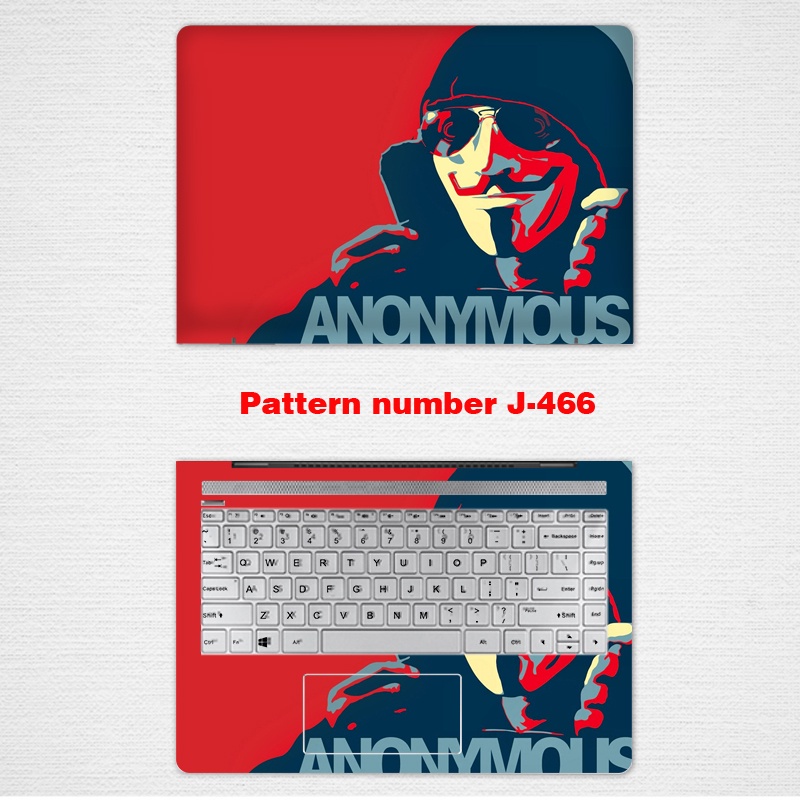 Stiker Skin Vinyl 2 Sisi Pelindung Laptop / Komputer 11 / 12 / 13 / 14 / 15 / 17 &quot;Lenovo G50-80 Y50-70 - 70 / G10 / G20 / G50 / G4 / G50 / G4 / G550 Wallpaper Ukuran 14 / 15.6 Inci