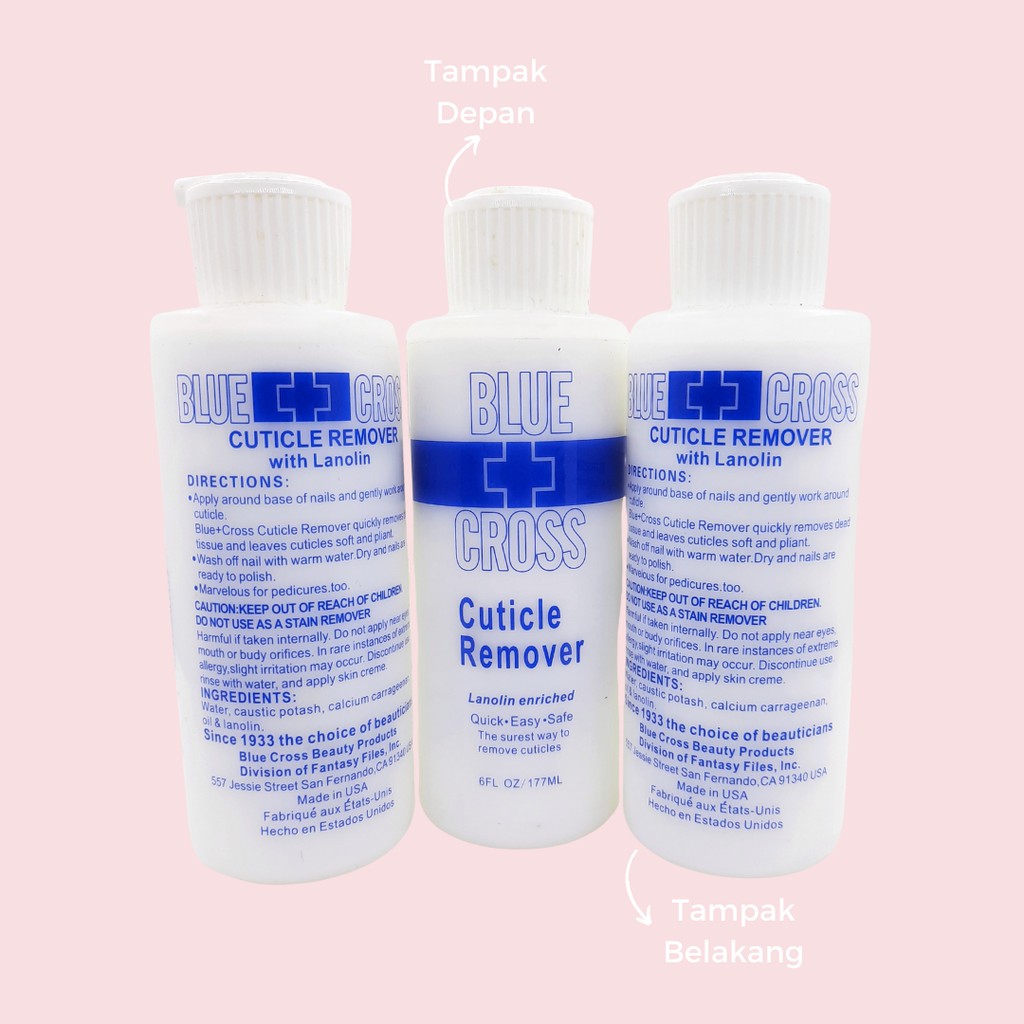 Cairan Pembersih Kutikula Cuticle Remover Blue Cross 175ML (NT-18B)