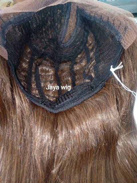 Lace Wig Lurus Panjang 55CM Rambut Palsu Wanita Lurus Panjang