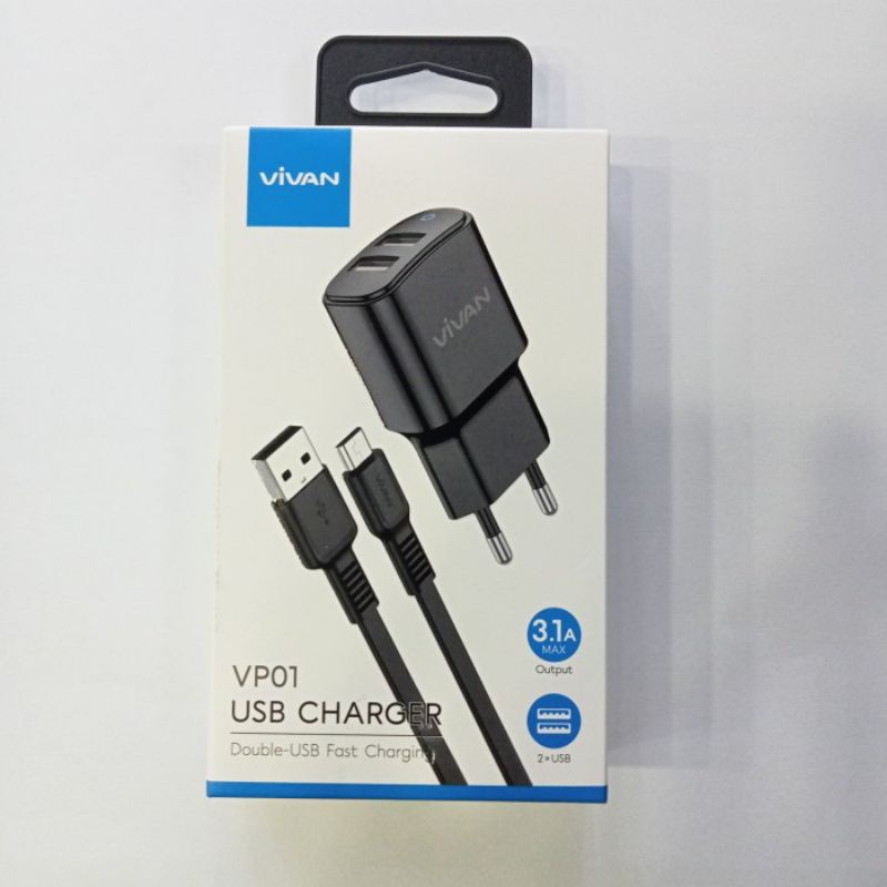 USB CHARGER VP01 USB MIKRO VIVAN FAST CHARGING