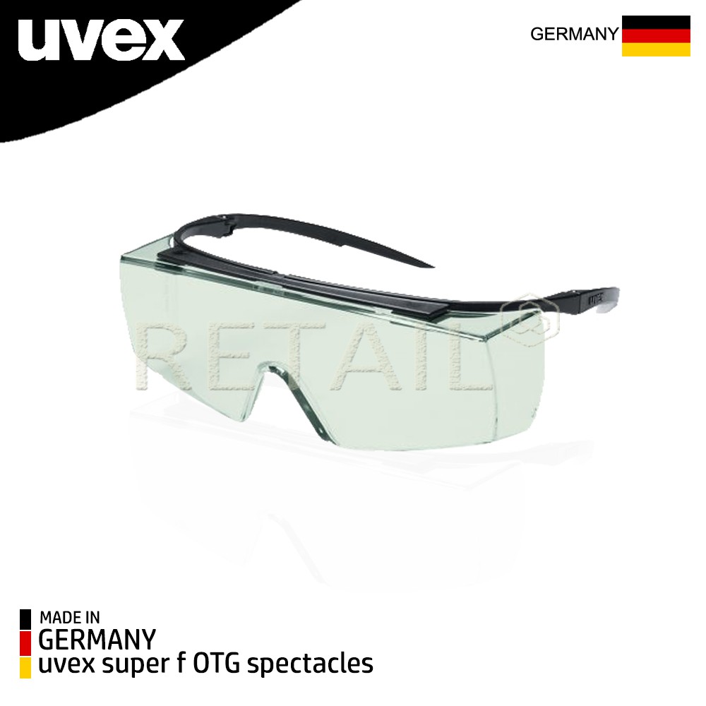 Kacamata Safety 9169850 Super F OTG Spectacles (Uvex)