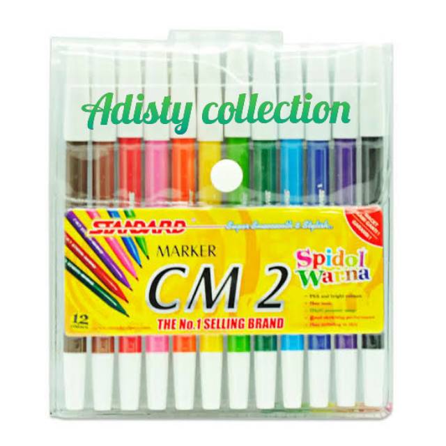 

Spidol Standard CM2 isi 12 warna
