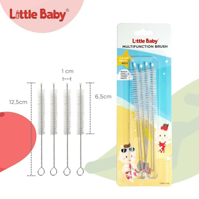 Little Baby - Straw Brush Sikat 4 in 1