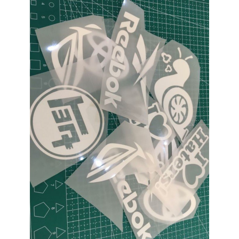 Cutting Sablon Logo Custom Polyflex PVC, PU Korea, Glow in the Dark-1