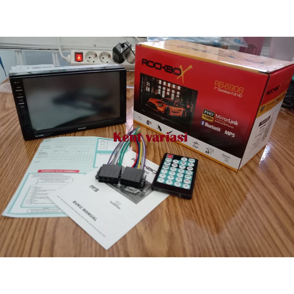 Head Unit ROCKBOX 6908 Autolink Double Din