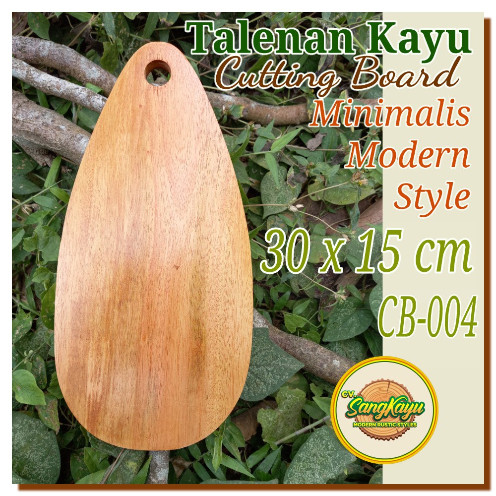 Talenan 30x15cm 004 talenan kayu modern Cutting Board Chopping board